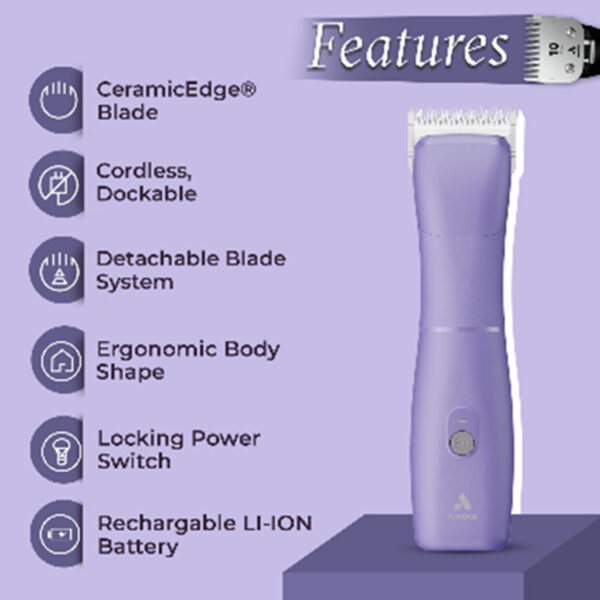 Andis RDLC-1 Emerge Clipper-Purple