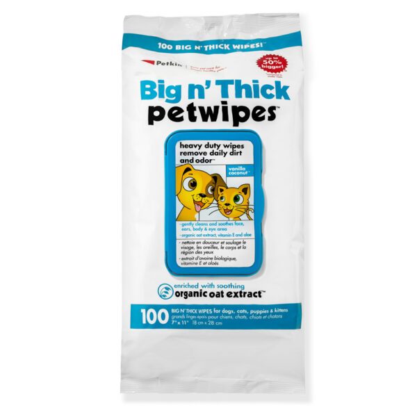 Big N Thick Petwipes 100 wipes