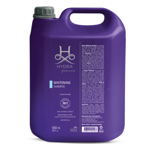Hydra Groomers Whitening Shampoo 5 litre