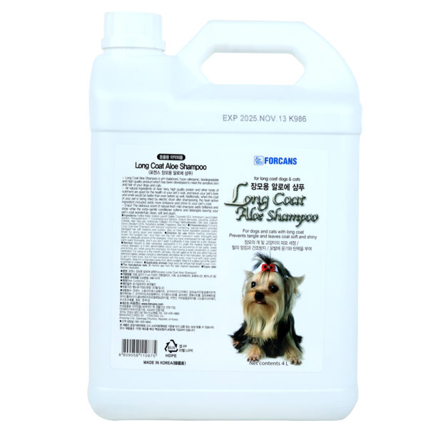 Long Coat Aloe Shampoo 4 litres
