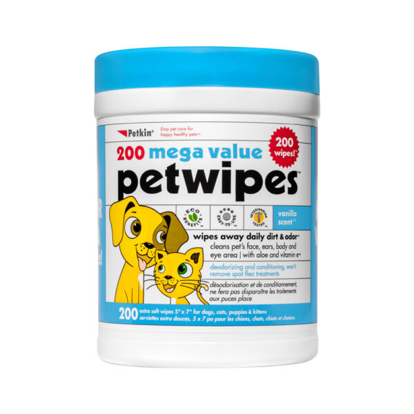 Mega Value Petwipes 200 Wipes